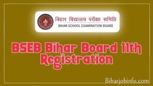 BSEB 11th Registration